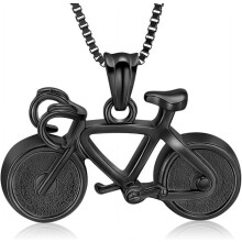 Bicycle Cremation Jewelry for Ashes Bike Urn Necklace for Men Women / Urn Keychain for Ashes Human Pet Keepsake Memorial Ash Jewelry