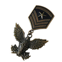 Antique Badge Historical Emblems Martial Enthusiast Badge Brooch Pin for Antique Styles Accessories and Event Display