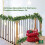 1.8m Artificial Pine Garland – Green Rattan & Cedar 4
