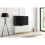 TV Unit Ripple 100cm - White with Fluted Doors 7