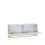 TV Unit Ripple 100cm - White with Fluted Doors 11