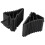Wheel Chock Stop Block Black 2 Pcs 3