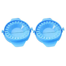2-Pack Plastic Dumpling Maker Manual Dumpling Press Tool for Pot Stickers & Pastries 10.5 x 7.8 cm Kitchen Gadget Easy to Use & Clean