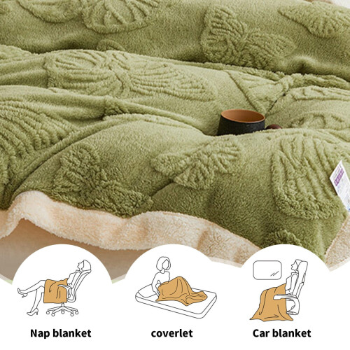 Bed Blanket Lightweight All-Season Twin Queen Throw 2