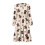 Abito midi da donna con scollo a V e maniche lunghe, patchwork, elastico in vita 2
