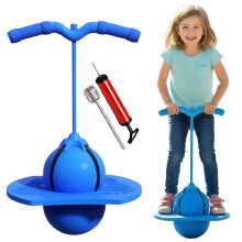 Balance Jumping Ball with Handle Pump and Non-Slip Footpads