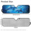 Foldable Blue Dolphin Windshield Sunshade for Jeep Wrangler 7
