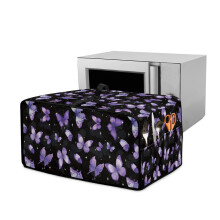 Housse pour four grille-pain, motif papillon violet, 57 x 47 x 33 cm