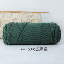 500g Pure Wool Yarn for Knitting & Crocheting – Hand-Dyed, Super Soft, Durable, Light Dark Green | Compatible with Hometown Wool Craft Supplies