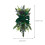 Upside Down Christmas Rattan Tree Wall Hanging 1 piece 3