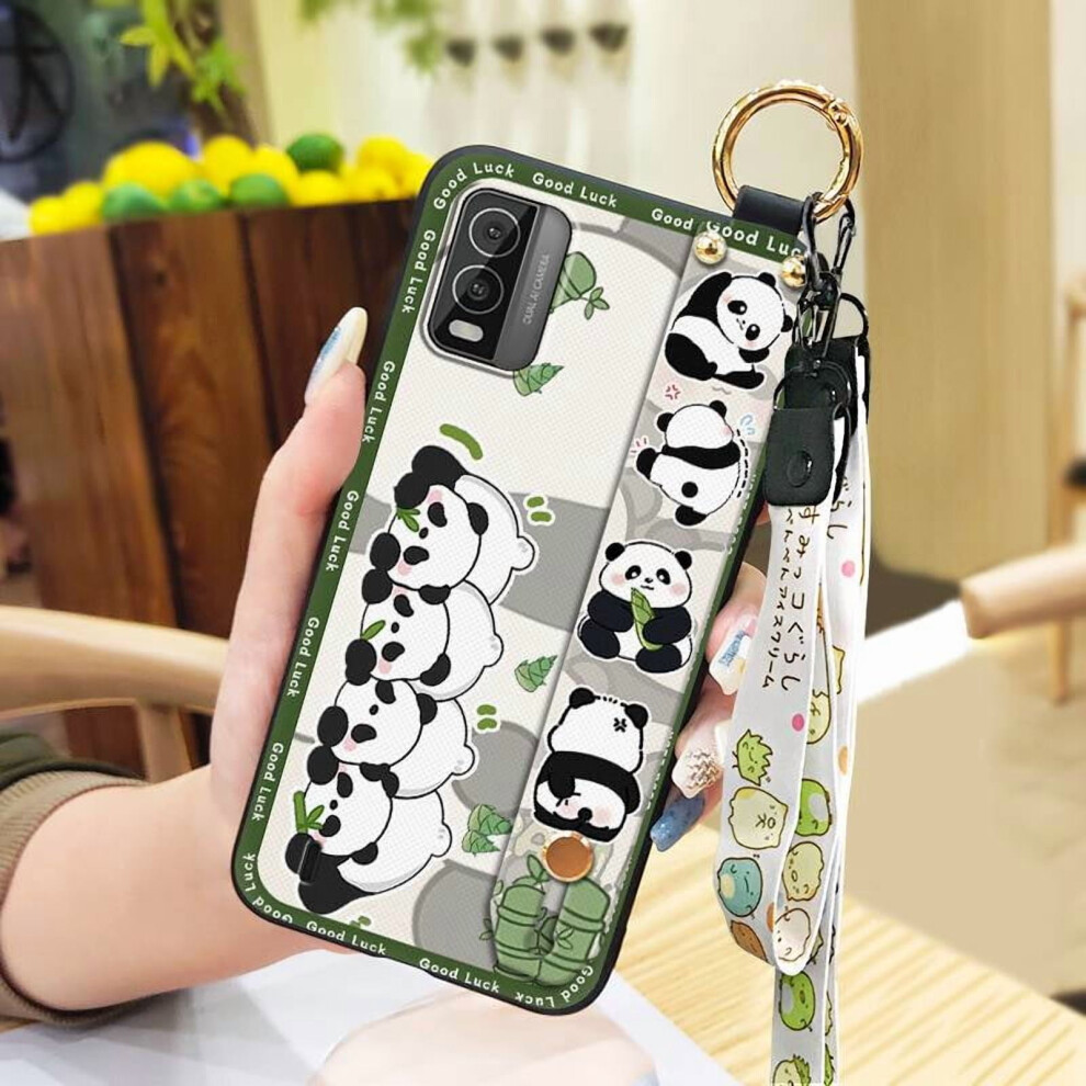 Nokia C210 Phone Case Â Soft, Shockproof, Dirt-Resistant, Anti-Knock, Lanyard, Cartoon Silicone Cover With Kickstand & Ring 9422877001200