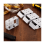 12 Pieces Blind Brackets 2 Inch Low Profile Box Mounting Bracket for Headrail (White) 5