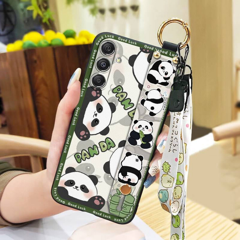 Phone Case Compatible With Samsung Galaxy A35 5G Global Â Silicone, Anti-Knock, Kickstand, Waterproof, Panda Design 9422877001811
