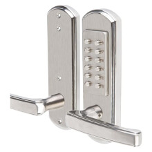Keyless Mechanical Combo Door Lock, Stainless Steel 304, Inward-Opening Left-Hand Door Only (Right Handle), Not Deadbolt, Compatible with Standard