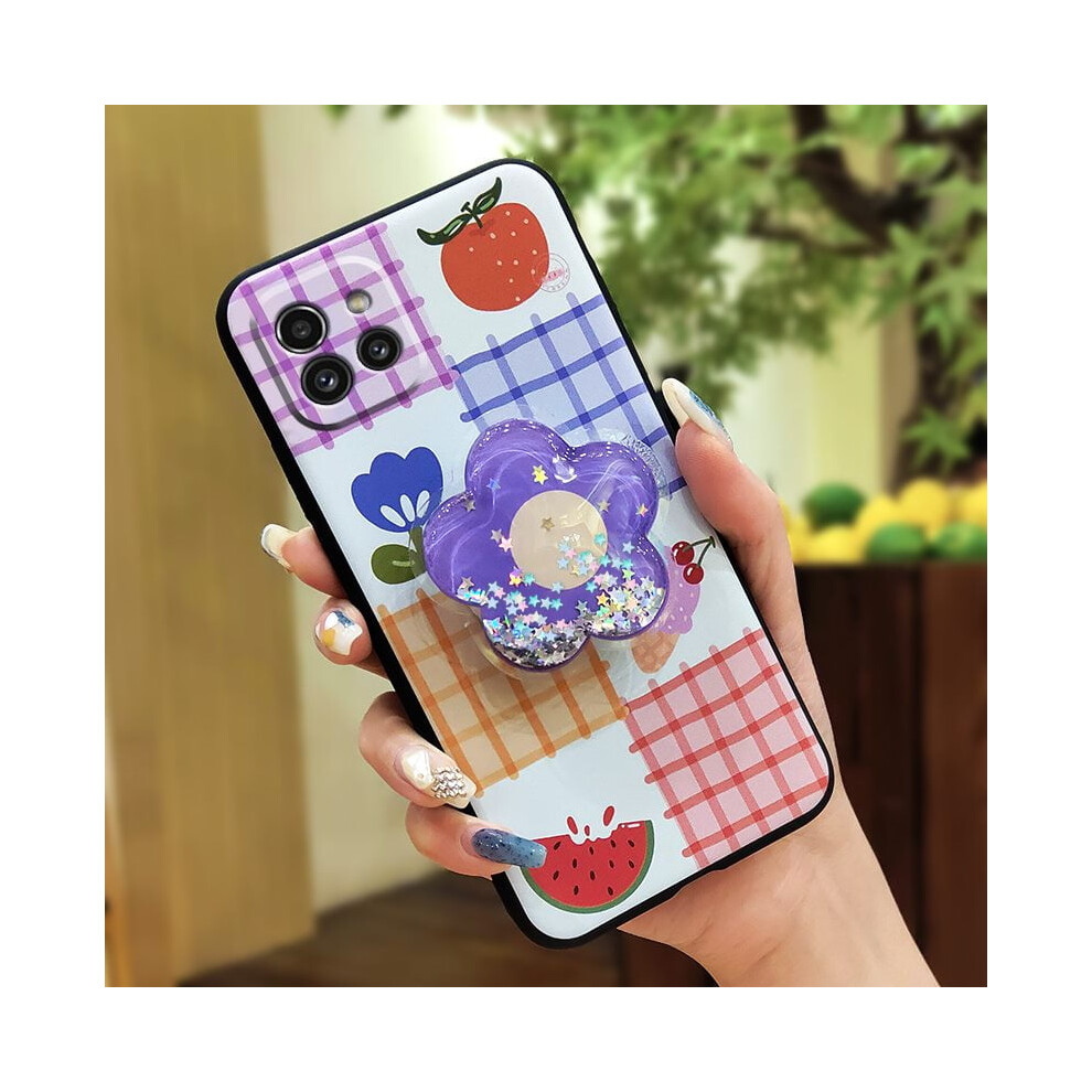 Cartoon Cute Tpu Glitter Phone Case For Samsung Galaxy A03 Euro/166Mm – Waterproof, Rotatable Kickstand, Anti-Knock, Lens Protection 9422877003150