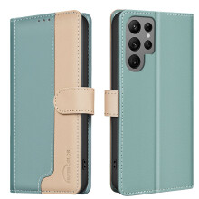 Leather Wallet Phone Case Compatible with Samsung Galaxy S21 Ultra/S21 FE/S21 Plus – Card Holder & Zipper