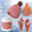 Conjunto unissex de gorro, cachecol e luvas de tricô 2
