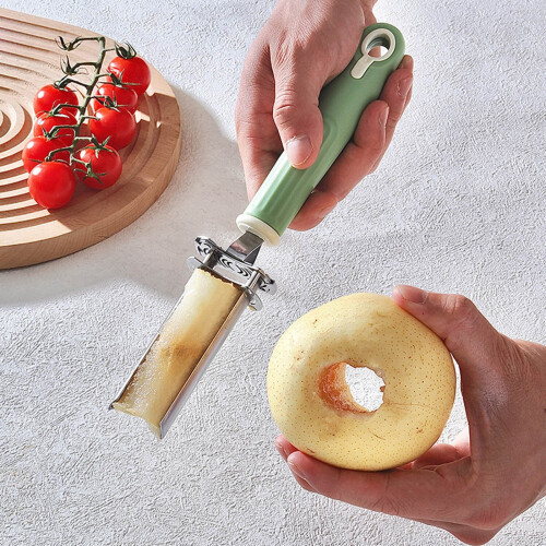 Adjustable Fruit Vegetable Peeler Multifunctional Kitchen Tool Efficient Pepper Corer Seeder Quick Cutting Device 1