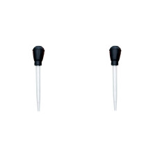 2Pcs Turkey Baster, Syringe Meat Marinade Injector Needle, Silicone Bulb and Cleaning Brush Meat Baster for Kitchen Cooking