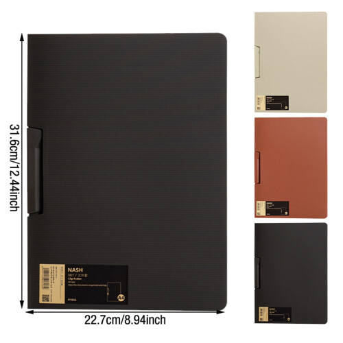 Foldable Plastic Clipboard with Cover A4/Letter 2