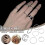 Joyería ajustable de plata irregular para mujer 4
