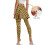 Leopard Print Skort Leggings Yellow Black XXL 3