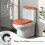 Maple Leaf Toilet Lid Cover Set Adjustable Stretch 2-Piece 4