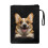 Dog Pattern Book Cover Sleeve – Polyester, Zip Closure, 2
