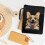 Dog Pattern Book Cover Sleeve – Polyester, Zip Closure, 4