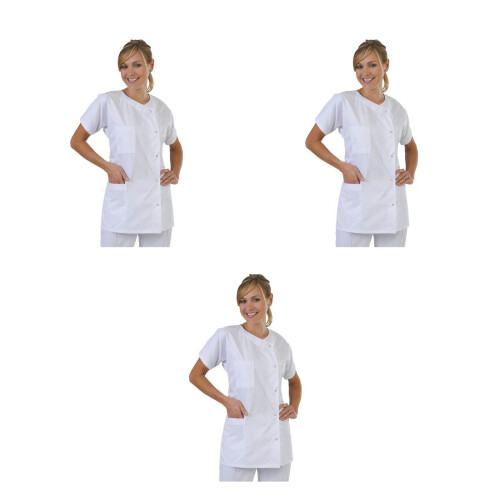 3Pièces Blanches Médecin Infirmier Protection Et 2