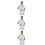 3Pièces Blanches Médecin Infirmier Protection Et 4