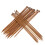Hardwood Knitting Needles Light Brown 36 Pieces 4