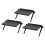 Router Stand Black 3 Pack 6.5 x 4.4 x 0.8 inches 5