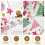 Christmas Flannel Blanket Pink Gingerbread Tree Design 5