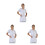3Pièces Blanches Médecin Infirmier Protection Et 8