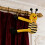 Bee Curtain Tiebacks Polyester Knitted Set of 2 3