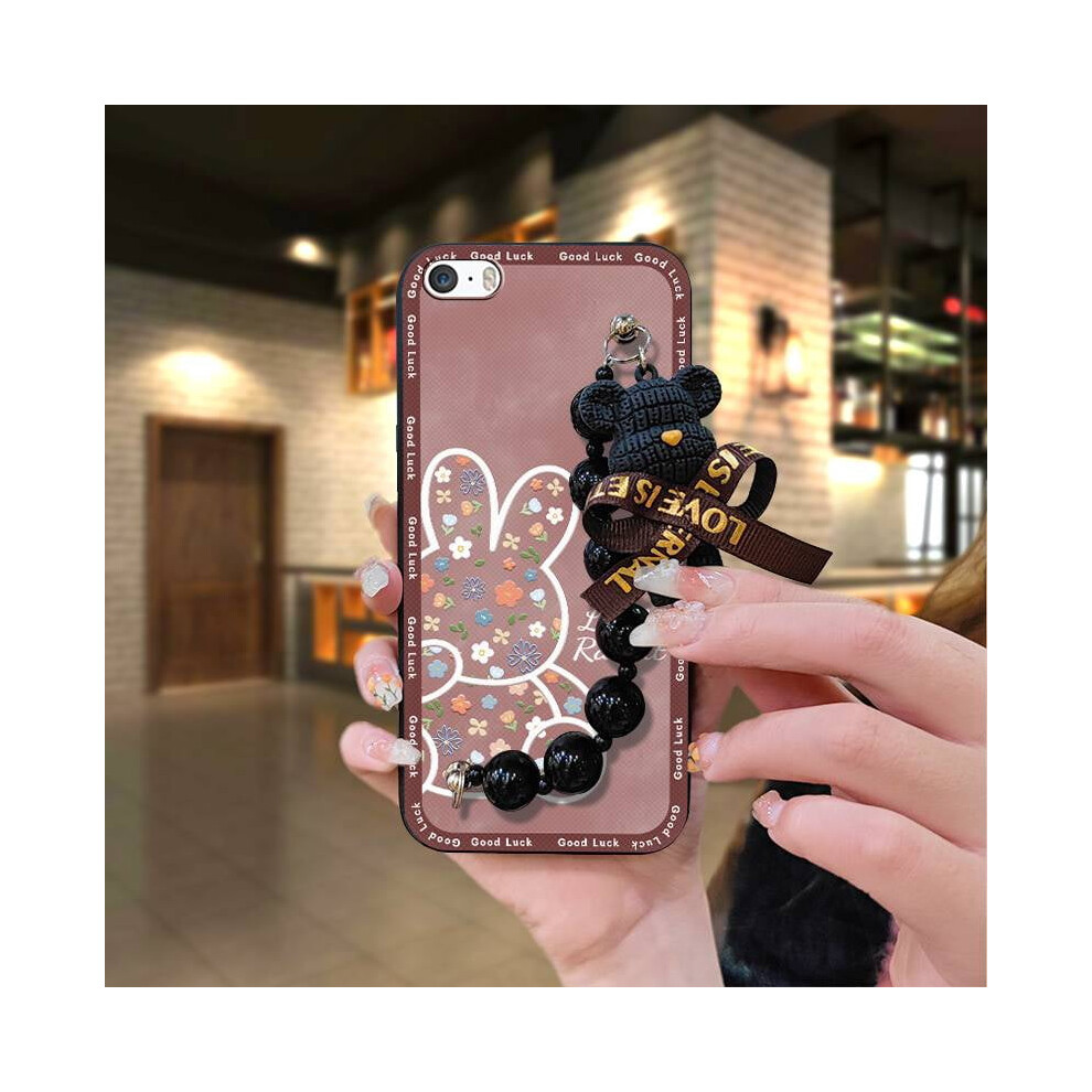 Soft Silicone Phone Case Compatible With Iphone 5/5S/Se – Anti-Knock, Dirt-Resistant, Cute Cartoon Design, Skin-Friendly 9399596729572