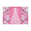 Set de 4 sets de table de Noël, 30 x 45 cm, lin rose 4