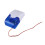 Mini wired strobe siren alarm 12V 115dB blue 7