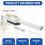 Suede Shoe Brush Double-Sided Rubber and Bristle 1 Piece 3