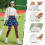 Zebraprintet yoganederdel med leggings til kvinder – 7