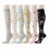 Women's Compression Socks Knee High 6 Pairs S/M 1