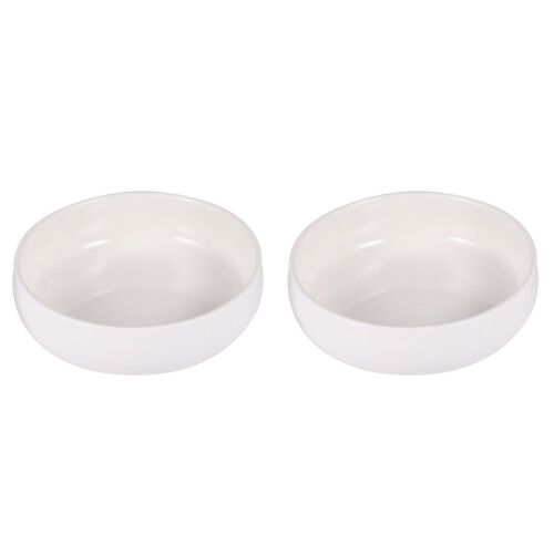 2Stk Keramiknapf Für Reptilfutter Weiß Langlebig Kippsicher Und 2