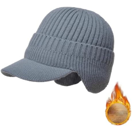 Knitted Winter Hat with Ear Flaps