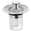 3Pcs Silver Basin Drain Filter Copper Sink Stopper for Kitchen Use 2
