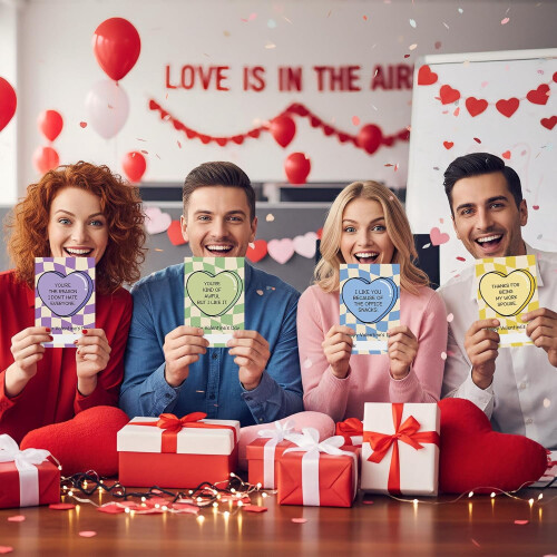 Valentine's Day Cards Set with Envelopes and Stickers 2