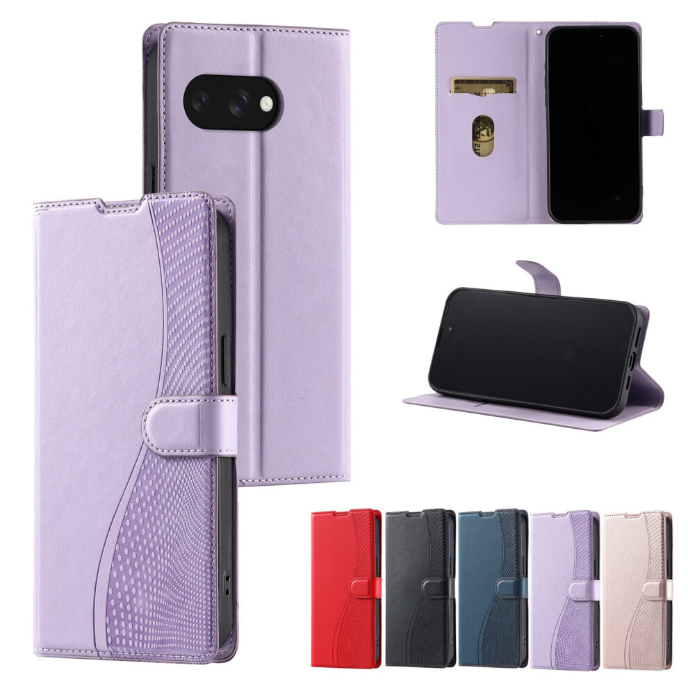 For Google Pixel 9A Phone Case Leather Wallet Case With Card Holder Phone Cover 9399596734071