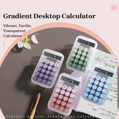 Circular Mechanical Desktop Calculator, Battery Powered, Accounting Supplies 2