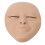 Lash Mannequin Head with 3 Replaceable Eyelids, Light Brown 11