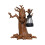 Solar Halloween Tree Lantern with Glowing Faces 2